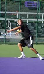 Sophomore Fedor Baev won all three of his singles matches this past weekend.