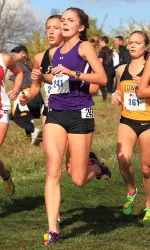 Rachel Weathered posted a time of 5:00 in the 1-mile run at the Meyo Invitational Saturday.