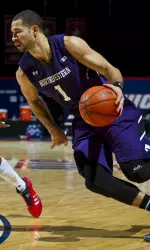 Drew Crawford averaged 19.0 points per game in the Wildcats' Big Ten road contests this season.
