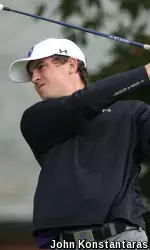 Jack Perry showed birdies are available at The Stanford Golf Course early in his Friday round.