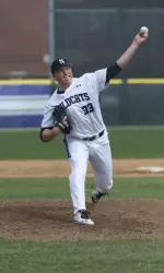 Matt Portland kept the 'Cats in the game by throwing 5.0 strong innings, striking out four.