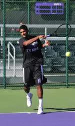 Sophomore Mihir Kumar improves to 10-5 in dual match singles and 14-7 overall this season.