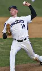 Matt Hopfner has been a boon at the plate and on the mound for NU this spring.