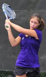 Nida Hamilton made quick work of her opponent on Saturday, helping Northwestern to a 7-0 shutout of Wisconsin.