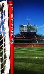 Wrigley Field hosted lacrosse action for the first time in over 90 years on Friday afternoon.