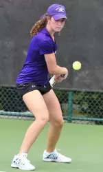 Freshman Jillian Rooney defeated Athena Trouillot, 6-3, 6-4, as Northwestern rolled to a 6-1 win over Michigan State on Sunday.