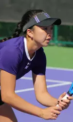 Belinda Niu picked up her 100th career win, but the Wildcats lost in the NCAA tournament's regional final to Notre Dame.