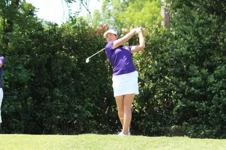 Kaitlin Park during a practice round at the 2014 NCAA Women's Golf Championships