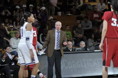 Northwestern University against Nebraska January 26, 2014 in Evanston, Ill.
Joe McKeown, Women's Basketball Head Coach