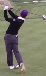 Matthew Negri had NU's best round of the tournament with a Sunday 3-under 69.