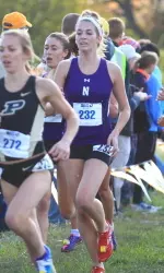 Megan O'Brien (right) and Jena Pianin (center) again figure to be among NU's top competitors in 2014.