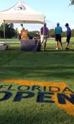 Charles Wang opened the Florida Open with a 6-under 66 en route to low-amateur status.