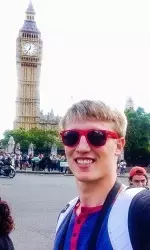 Nathan Taphorn and his teammates got to tour London on Wednesday.
