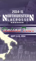 Northwestern Lacrosse will be touring Italy and playing three friendlies against a European All-Star squad next month.