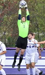 Wildcats goalkeeper Tyler Miller is a two-time First Team All-Big Ten honoree.