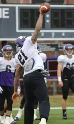 Wide receiver Kyle Prater has high aspirations for his final season at Northwestern.