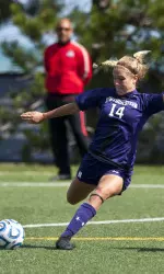 Sami Schrakamp's first goal of the season was a beauty from 20 yards out on Thursday in Lincoln