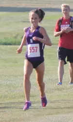 Andrea Ostenso, pictured here at last year's Badger Season-Opener, will again look to lead the 'Cats in Madison.