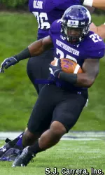 Treyvon Green and the Wildcats welcome NIU to Ryan Field Saturday.