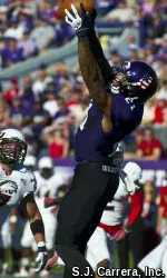 Kyle Prater had a career day for the 'Cats that included his first touchdown catch.