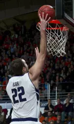 Alex Olah posted his fourth double-double of the season, recording 14 points and 12 rebounds.