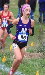 Andrea Ostenso earned the first indoor track win of her collegiate career Friday in Bloomington