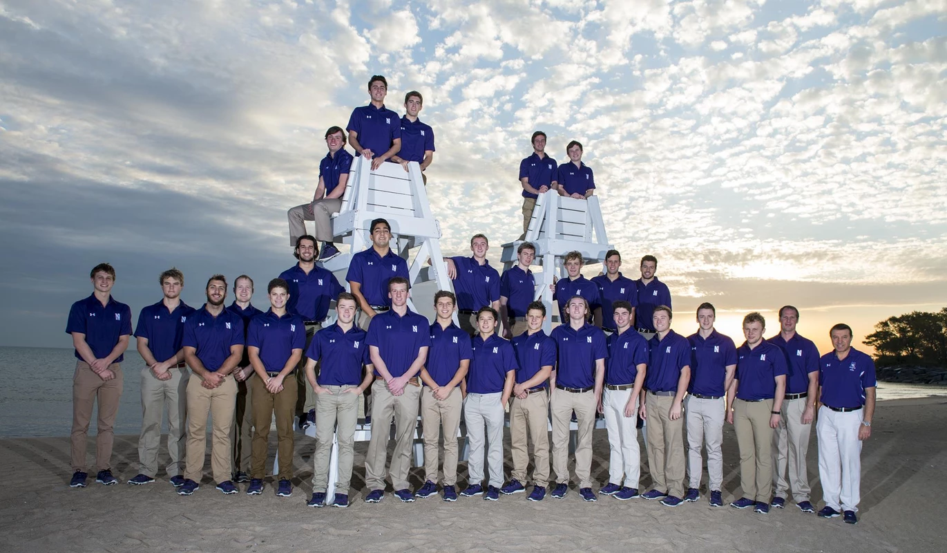 men's swimming team photo