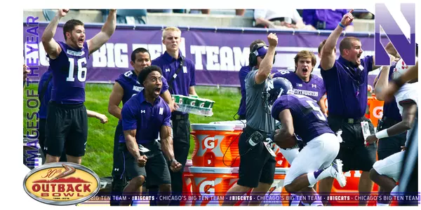 Image of the Year - Sideline Celebration vs. Stanford