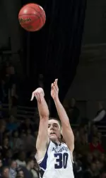 Bryant McIntosh has scored in double figures 16 times this season, a mark that leads the Wildcats.