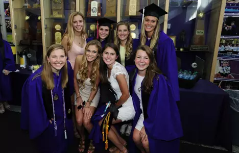 2014-15 Women's Soccer at 2015 Commencement Graduation