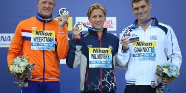 Jordan Wilimovsky Open Water Medal