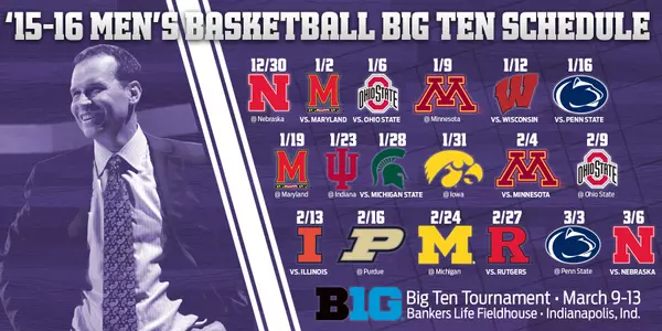 2015-16 MBB Big Ten Schedule Reveal