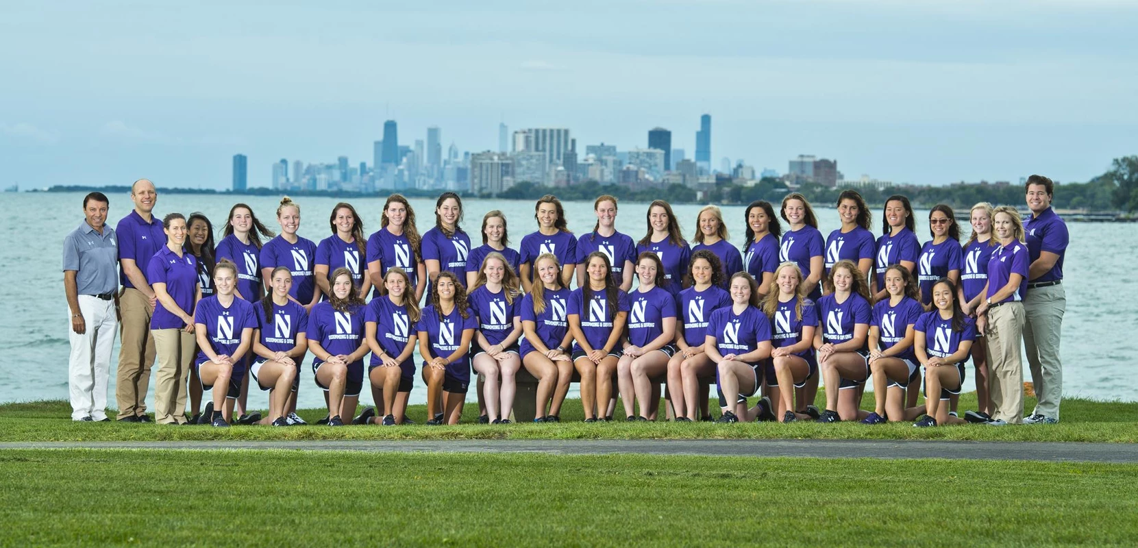 2016-17 Women's Swimming and Diving Team Photo
