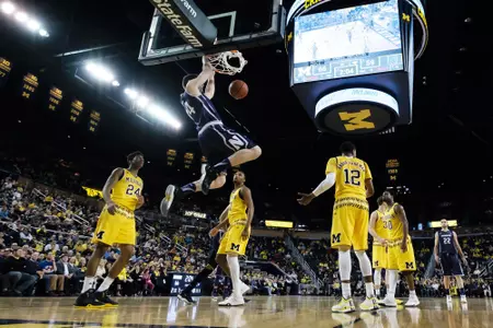NCAA Basketball: Northwestern at Michigan