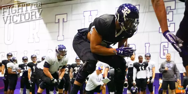 Nate Hall spring ball 2016