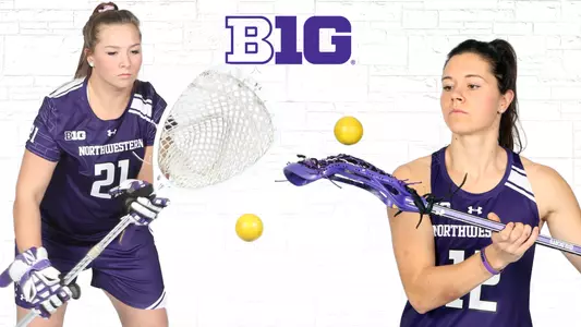 Mallory Weisse and Kaleigh Craig Big Ten honors