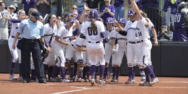Andrea Filler Home Run Celebration