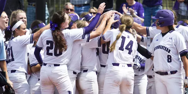 Softball Huddle Celebration