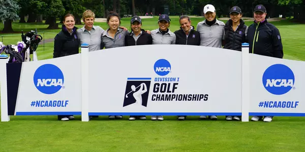2016 NCAA Golf Championships Eugene team photo practice round