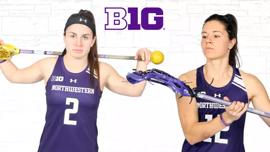 Selena Lasota, Kaleigh Craig All-BIg Ten