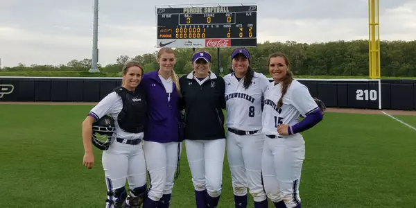 no-hitter Purdue Caylor Arnold Amy Letourneau Kenzie Ellis Kristen Wood Sammy Nettling