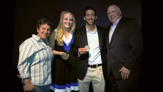 Lisa McCarthy Joey Calistri Big Ten Medal of Honor