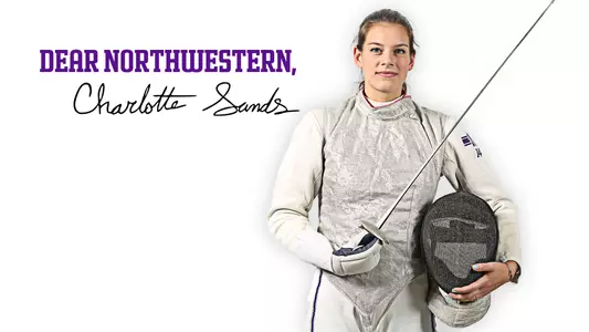 Dear Northwestern: Charlotte Sands Graphic