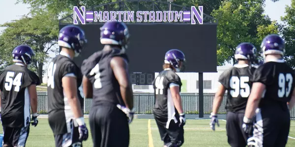 Martin Stadium football practice