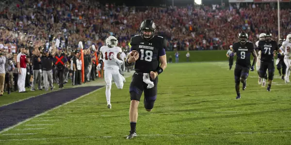 Clayton Thorson touchdown vs. Nebraska