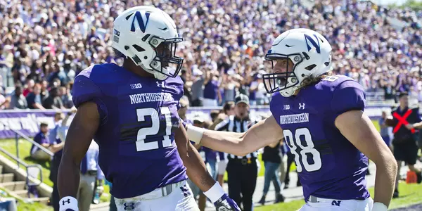 Justin Jackson - Ben Skowronek Celebration vs. Western Michigan