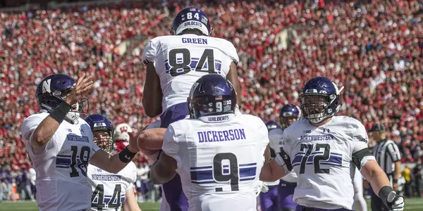 Cameron Green TD Celebration at Wisconsin 2017