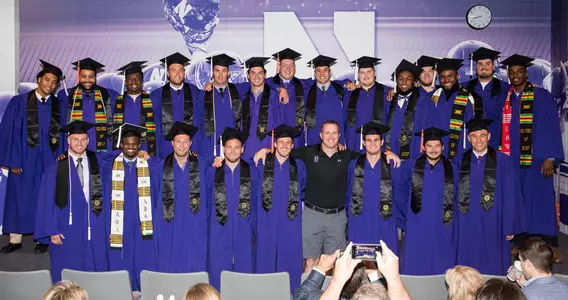 2017 football graduation photo tight