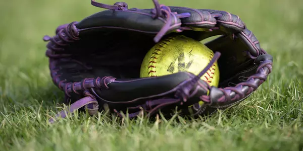 Softball Glove and Ball