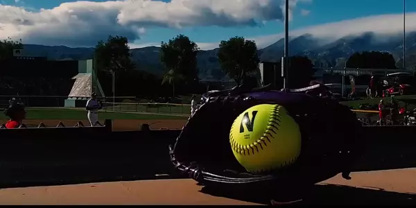 Softball Glove and Ball dugout Mary Nutter